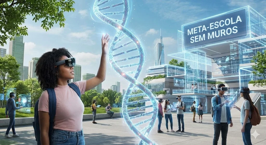 Escolas sem Muros: O Metaverso como o Novo Pátio de Recreio